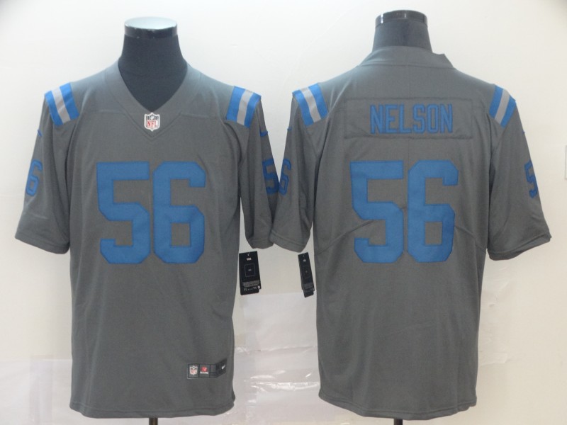 Men's Indianapolis Colts Quenton Nelson Gray Jersey